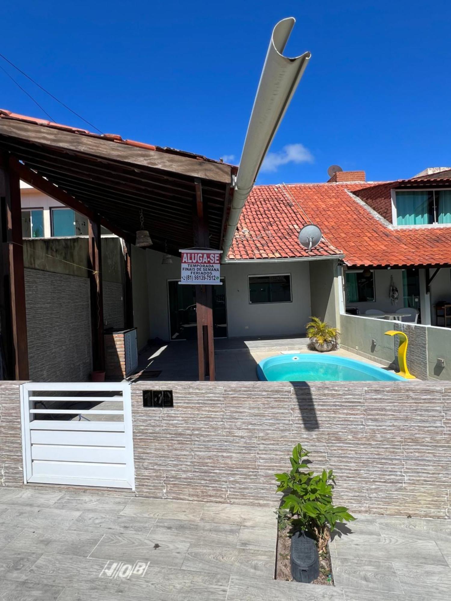 Casa Cinza Na Praia Dos Carneiros Em Condominio A Beira-Mar Exteriör bild